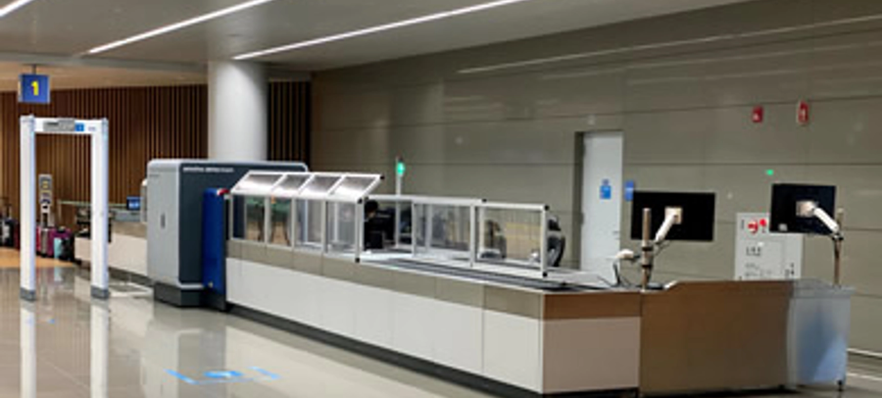 Incheon International Airport trial UV light tray disinfection with Yotta Laboratories Detection