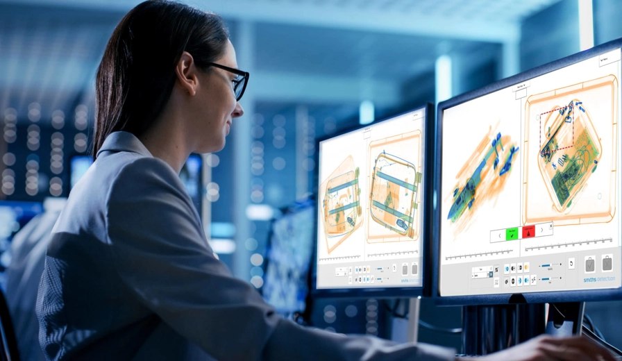 Detection Person Looking At X Ray Scanner Images