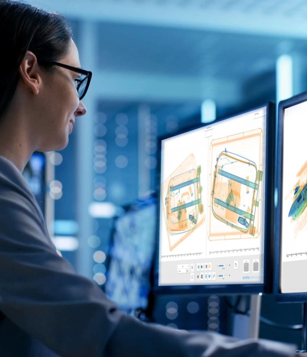 Detection Person Looking At X Ray Scanner Images