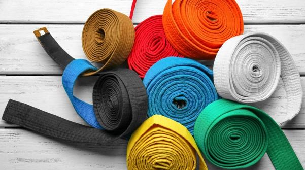 Multi Coloured Martial Arts Belts