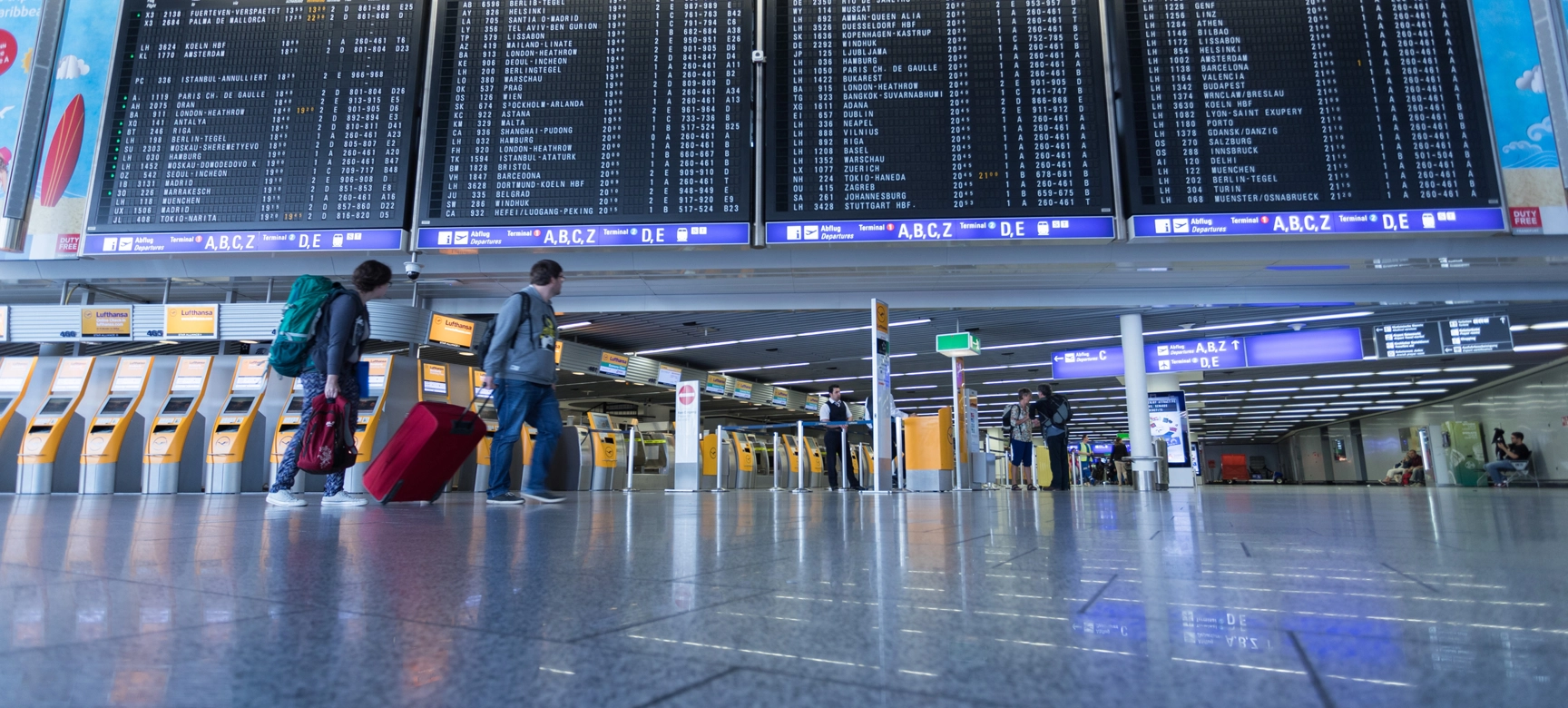Frankfurt Airport Departure Screens