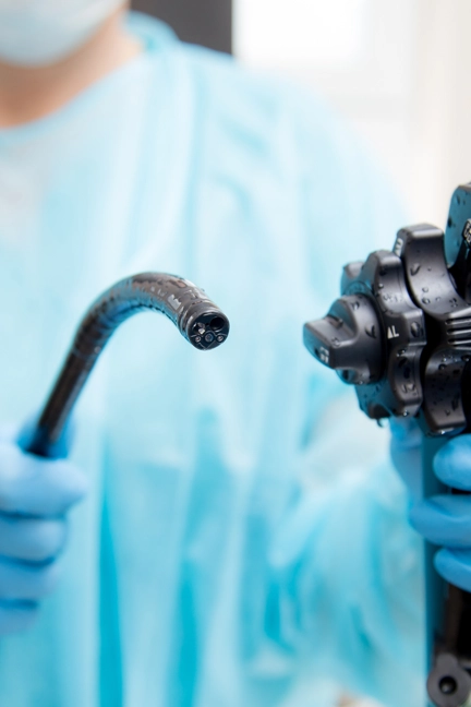 Person Holding Hypergrip Disposable Connector