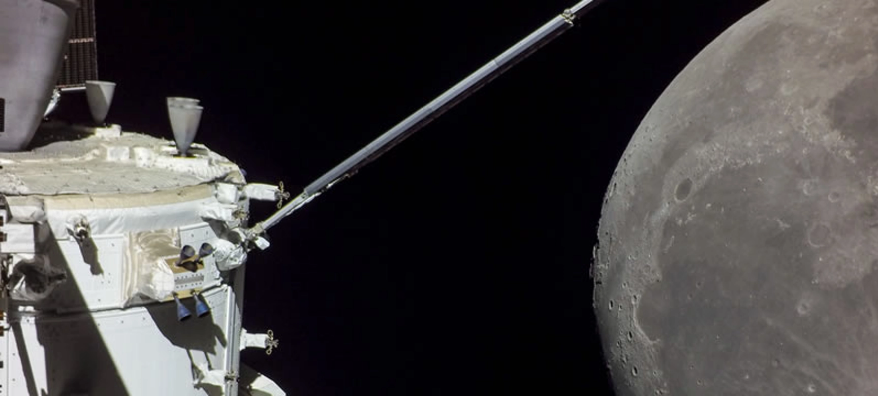 Orion Spacecraft to the Moon banner