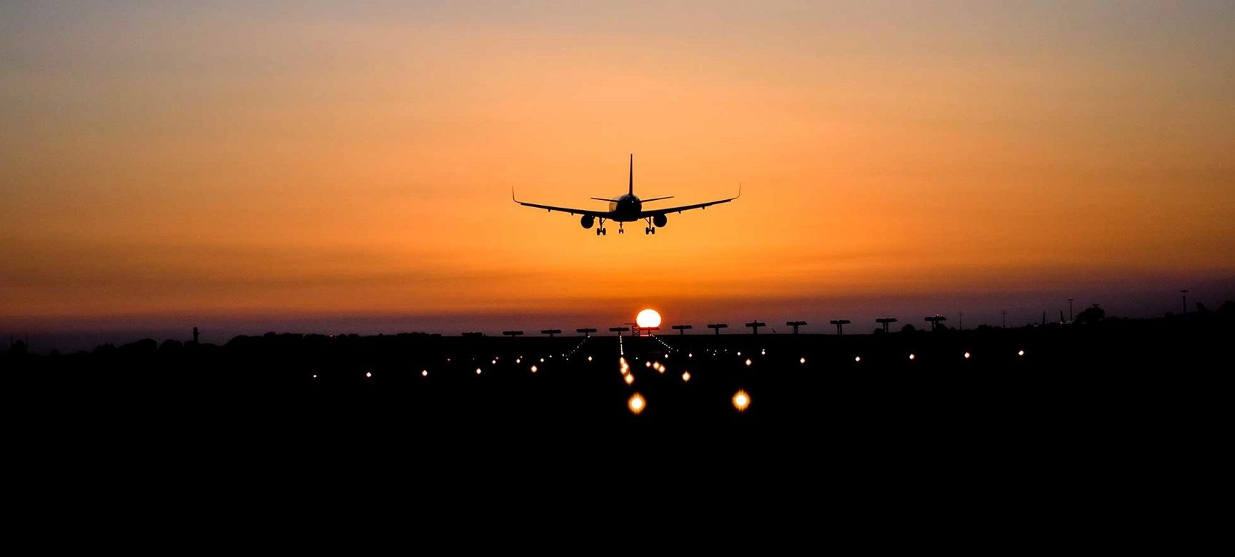 Bristol Airport at sunset (1)